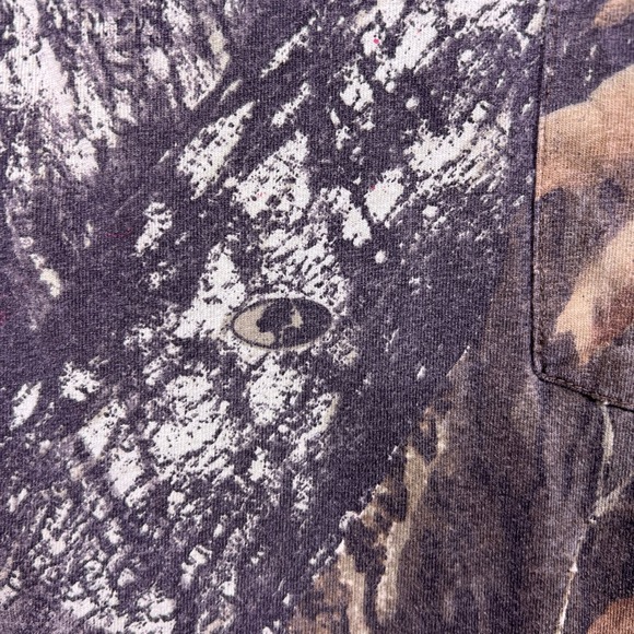 Vintage Jerzees‎ Outdoors Camouflage Long Sleeve T Shirt Men XL Mossy Oak - Picture 9 of 12